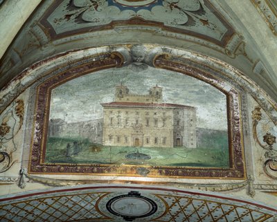 Dettaglio di un affresco, Villa Medicea di Careggi da Michelozzo di Bartolommeo